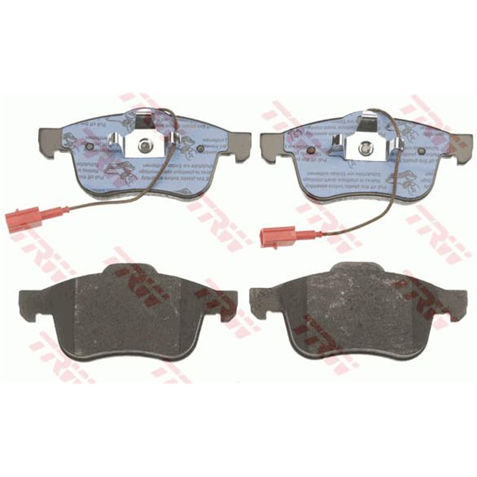 TRW Kit pastiglie freno, Freno a disco GDB1647 | Compatibile con: ALFA ROMEO 159, 159 Sportwagon, BRERA, SPIDER
