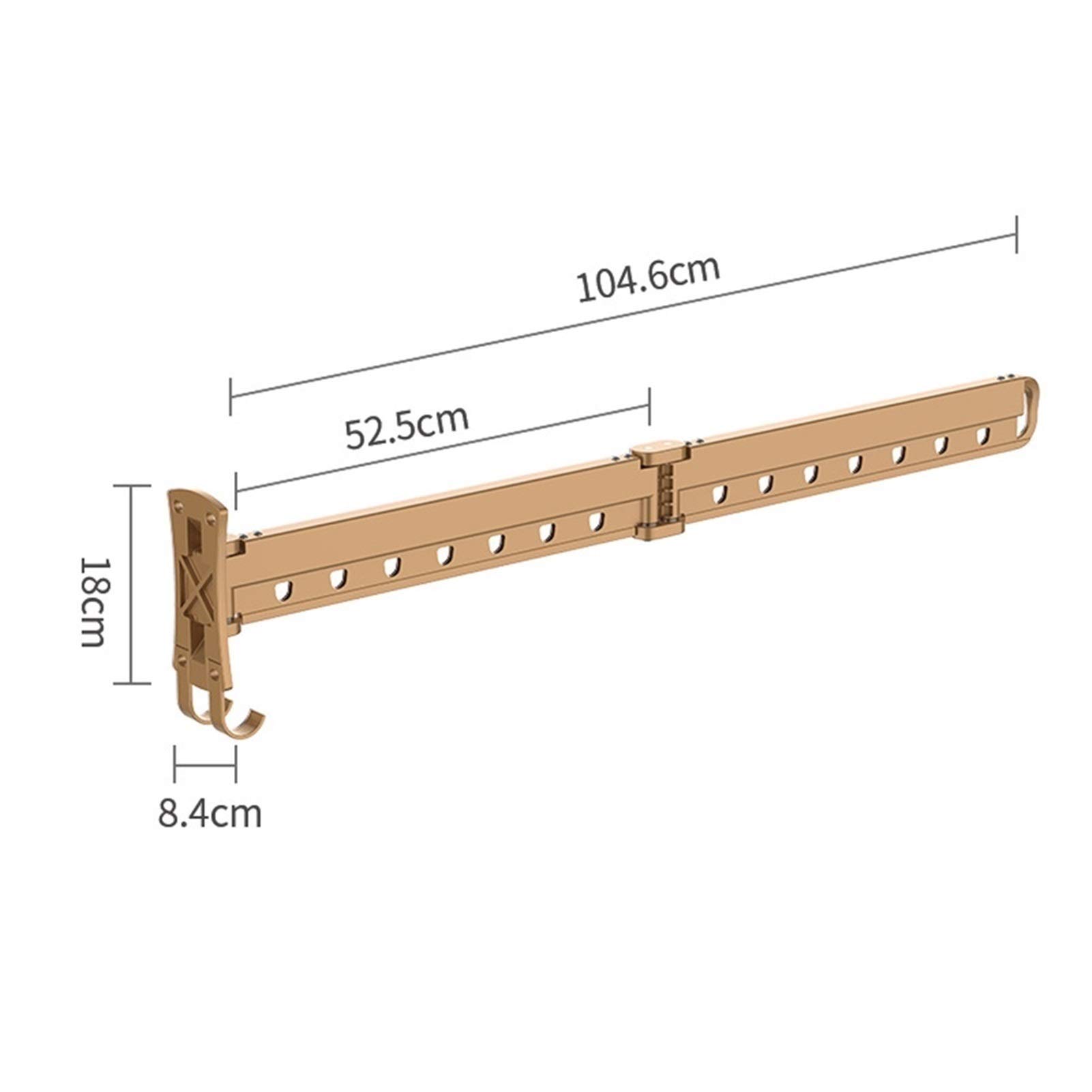 Tendedero plegable retráctil para lavandería, ahorro de espacio, montaje en pared o en el suelo, secadora interior y exterior