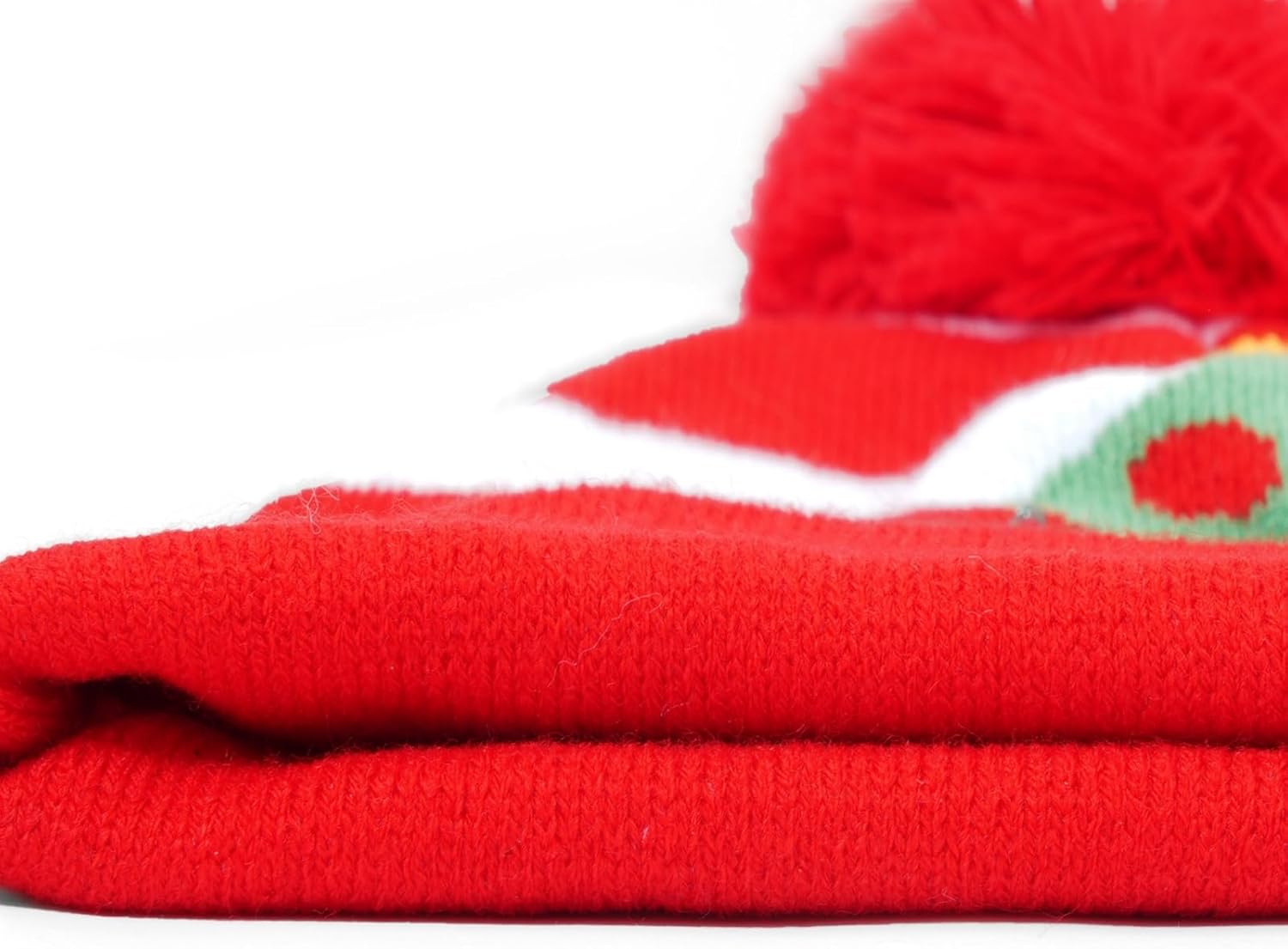 Christmas Hat 2 Pack Light Up Knitted Beanie Hat Xmas Santa Holiday Cap LED Lights - Image 7