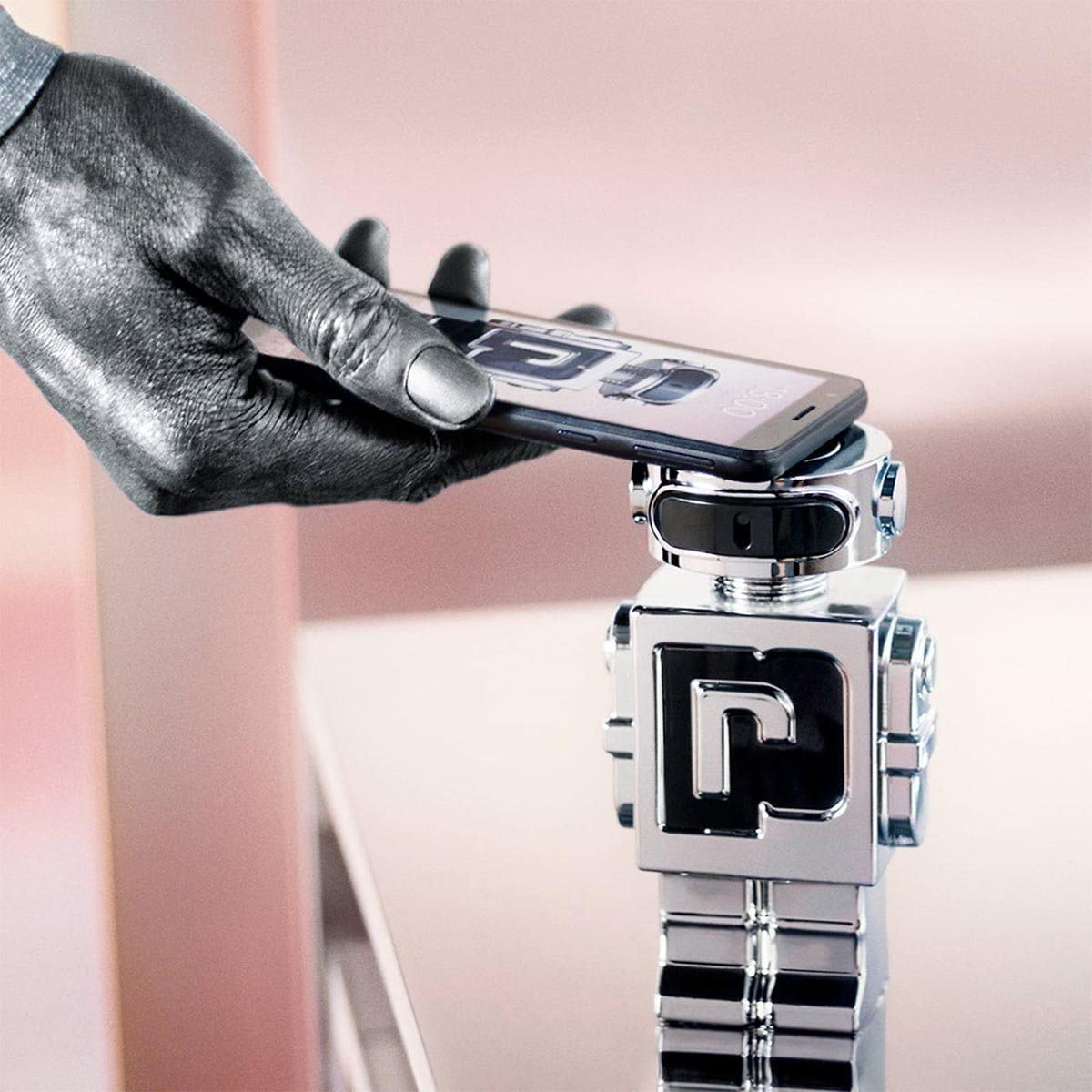 Phantom Edt Vapo 100 Ml | Fragancia de larga duración para hombre, aroma rebelde aromático diario con lavanda, limón y vainilla, vegano, recargable