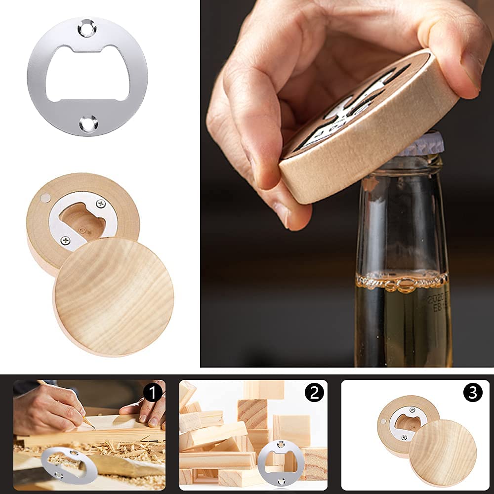 24 Flaschenöffner-Einsätze Aus Edelstahl – DIY- Produktbild-Vorschau 7