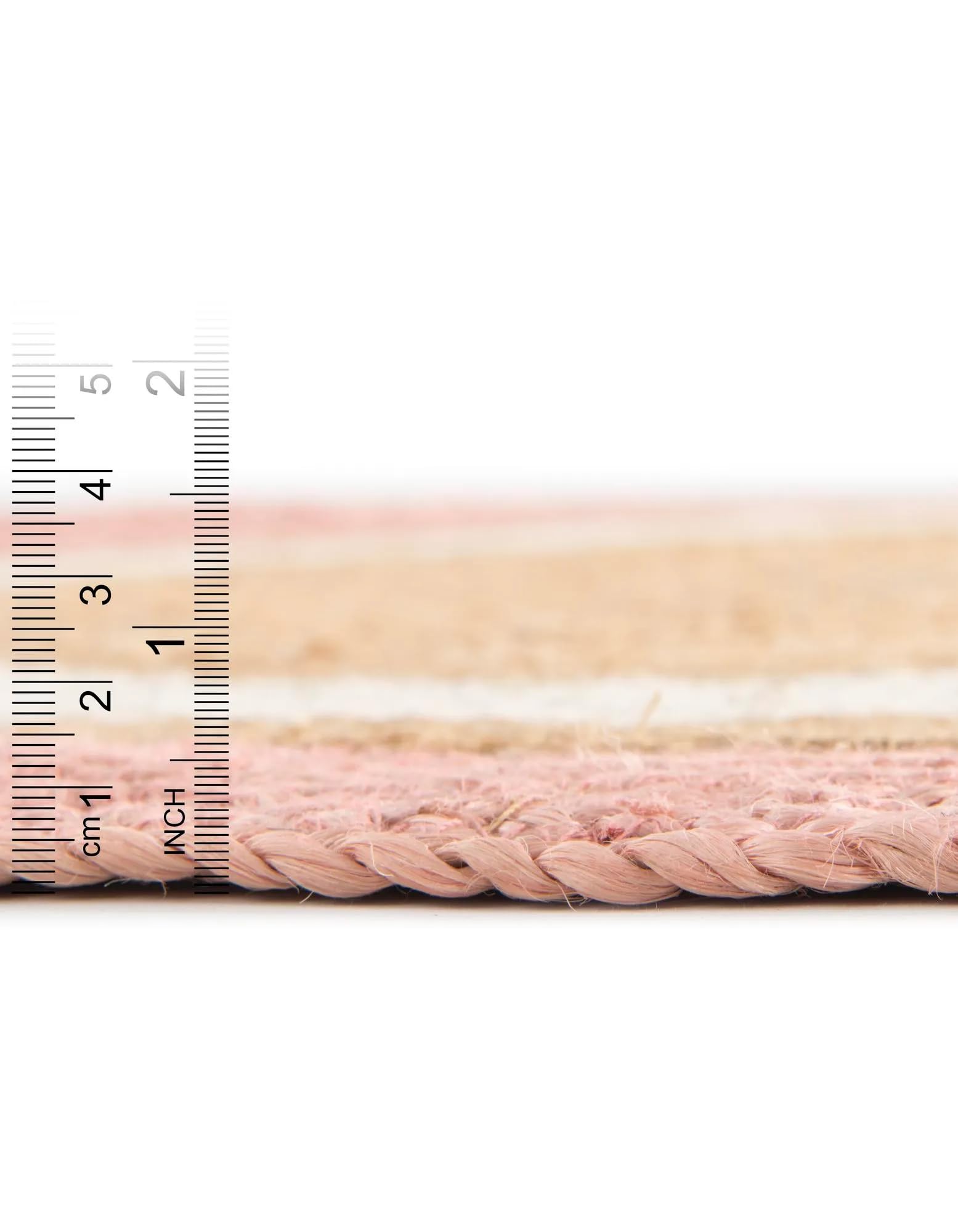 (1 unidad) Alfombra de camino de mesa de yute beige rosa y blanco, 13 x 84 pulgadas, decoración india tejida a mano, mesa de comedor, cocina, mesa de café, decoración bohemia de granja