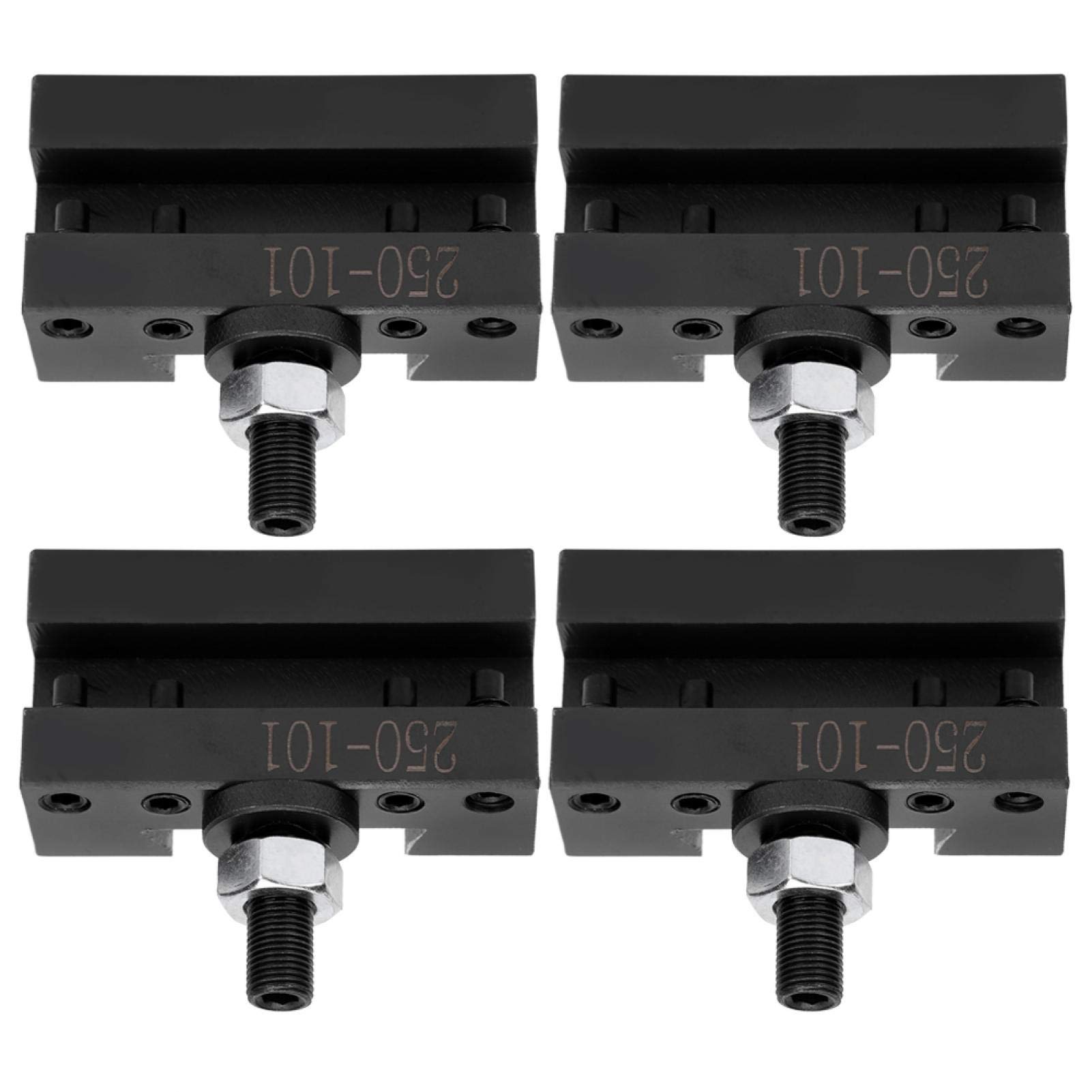 Jeanoko 4 pièces 250-101 outil d'alésage à changement rapide en acier à haute teneur en carbone outil à changement rapide post CNC accessoires d'outil de tour pour montage d'outil CNC