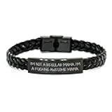 Yume Lumi Gifts from Family to Awesome Mama Interlaced Leather Birthday Wishes