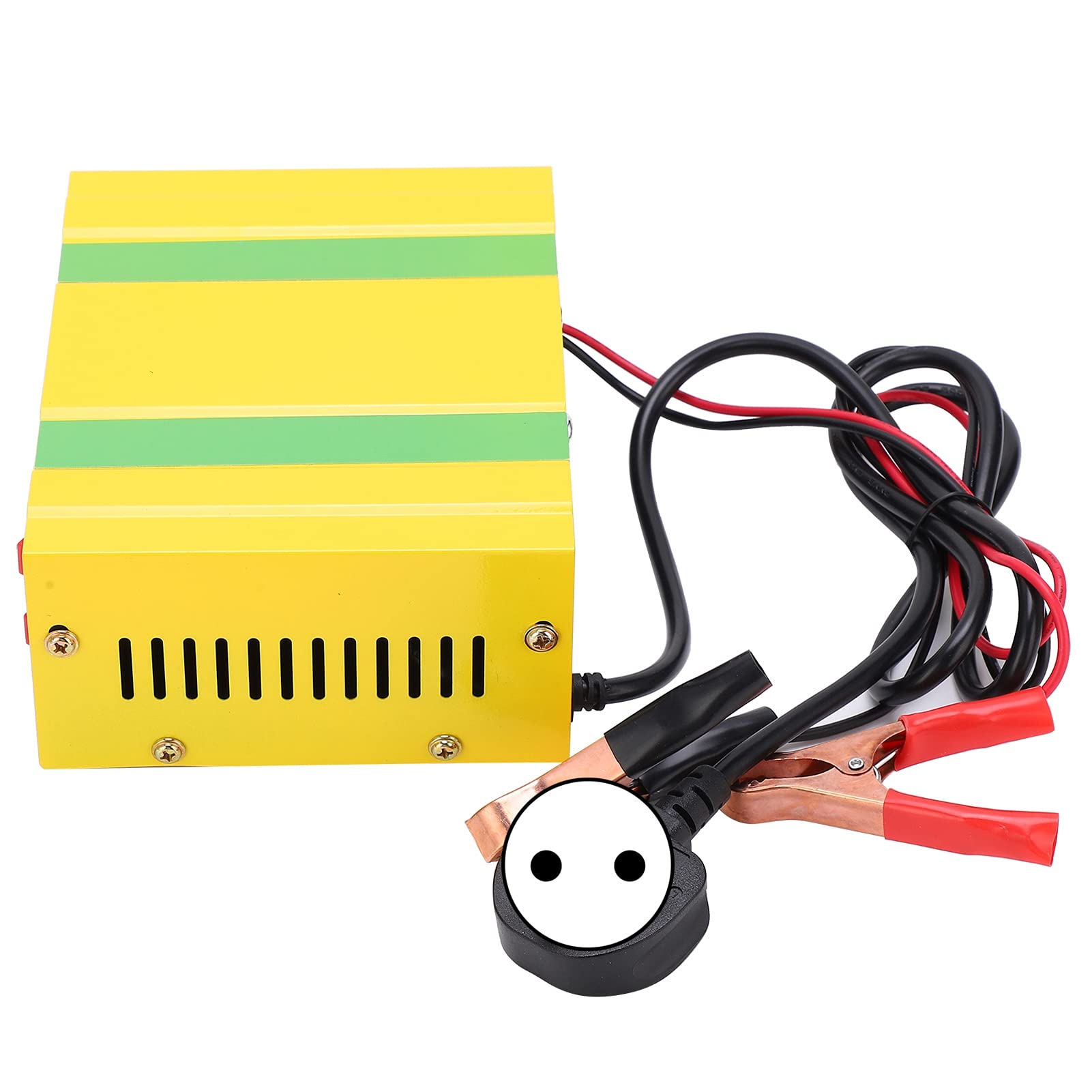 YWBL-WH Chargeur de Batterie Chargeur de Maintien du Mainteneur Automatique pour Les Principaux Batteries au Lithium Aciding 180W 12V 24V (Prise UE)