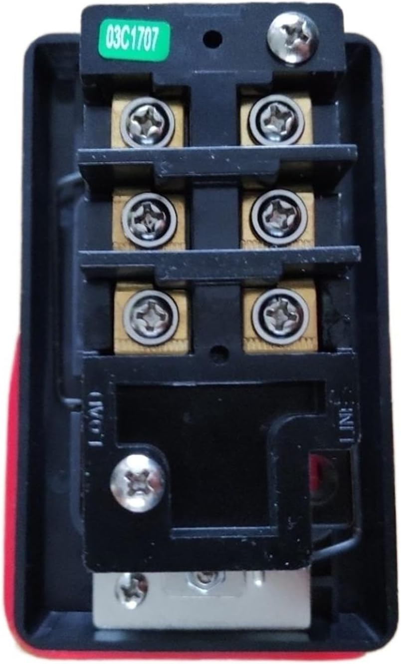 1Pcs 110V 220V 380V three phase 20Amp Table Saws Electromagnetic Pushbutton Switch for Bench Saw Wood Machine HY56