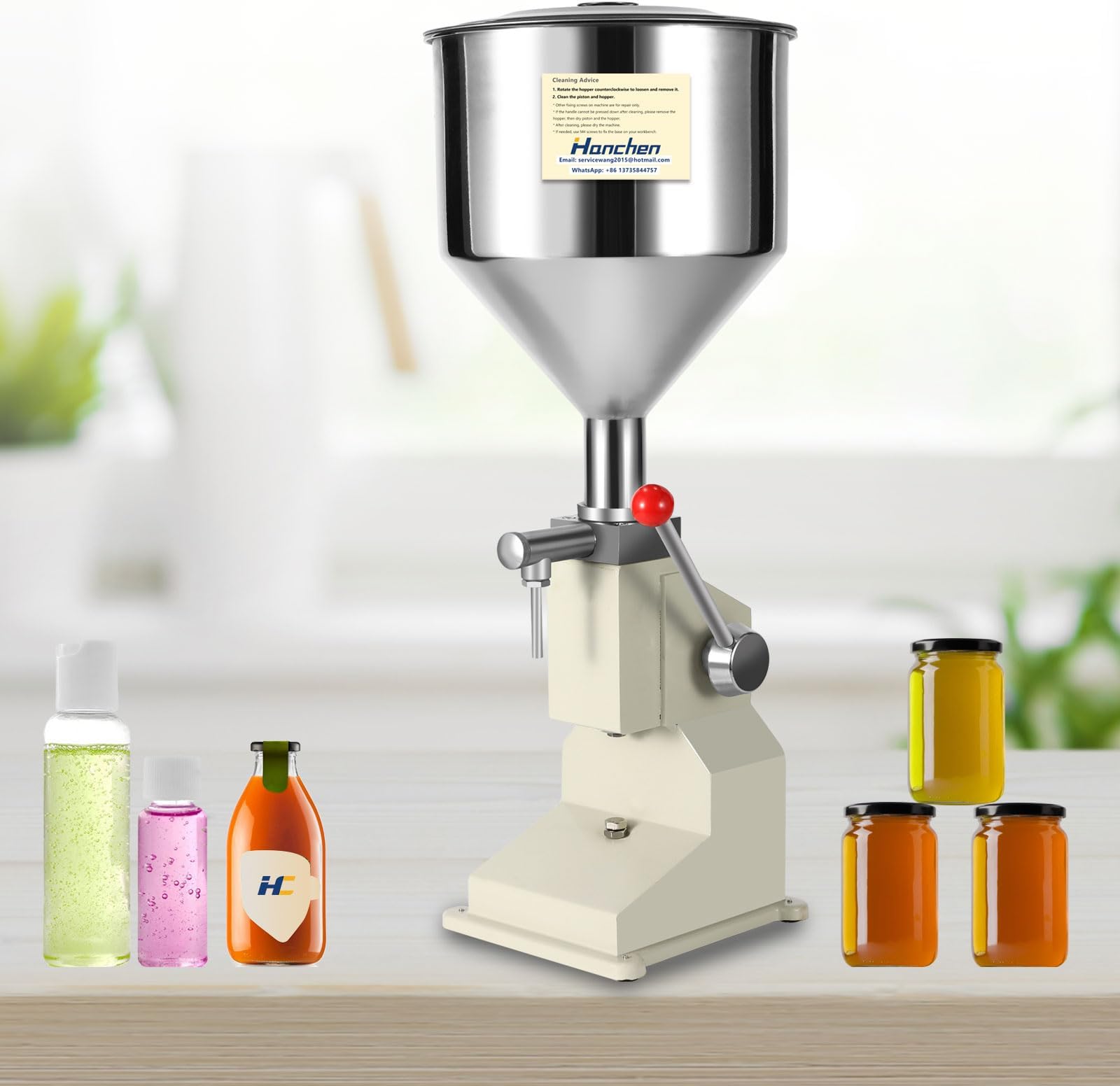 Manual Paste Liquid Filling Machine