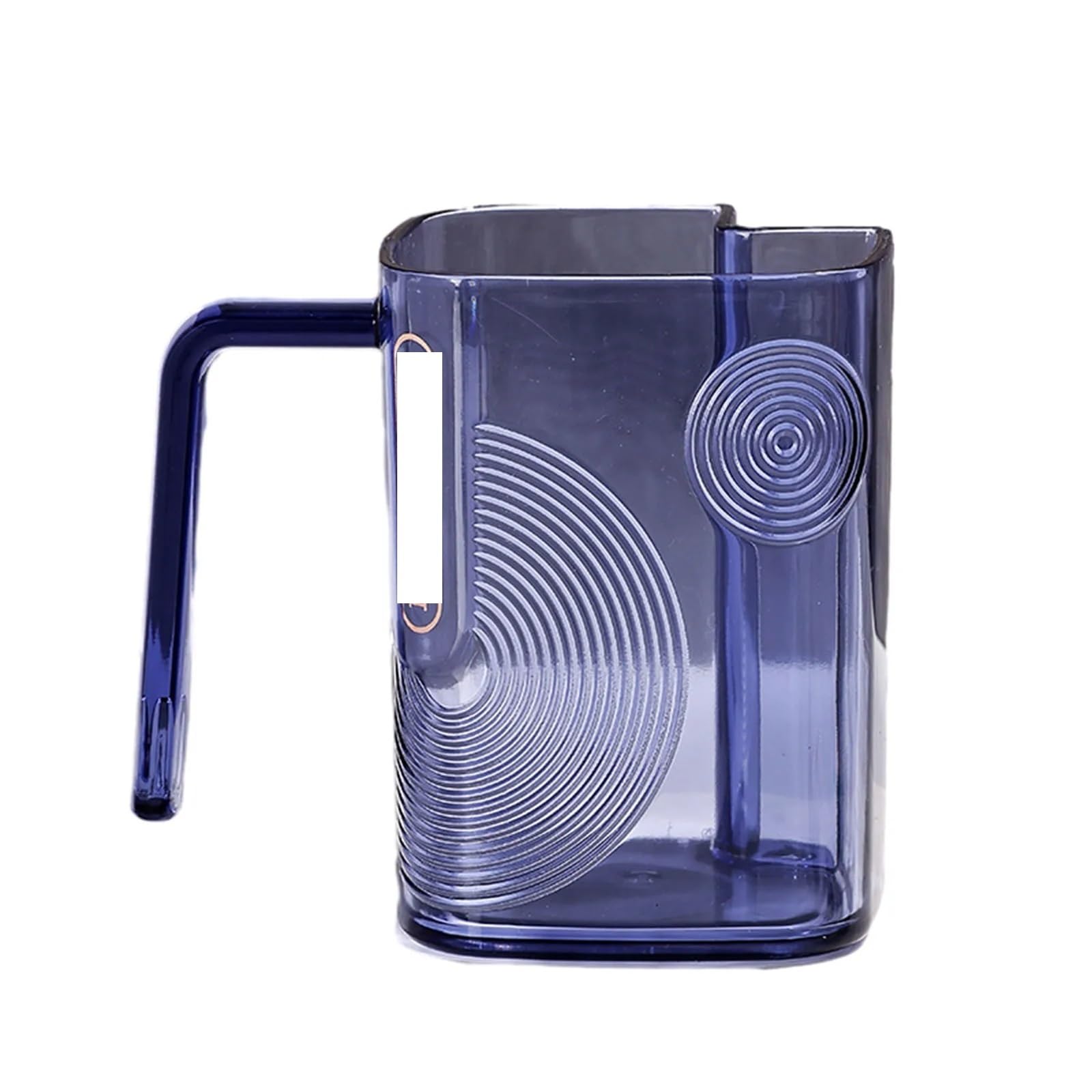 Portaspazzolino 3 pezzi 2 in 1 portabicchieri for spazzolino da bagno tazza for collutorio viaggio for denti di grande capacità a doppio uso for dentifricio portatile(Blue)