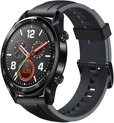 Huawei Watch GT 2018 Bluetooth SmartWatch,Ultra-Thin Longer Lasting Battery  Life,Compatible with iPhone and Android (Black (Silicone Strap)) Contains  SUNG-LL Screen Protector: Amazon.co.uk: Electronics \u0026 Photo