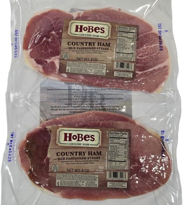 Hobe's Country Ham 2/8 Oz. Old Fashioned Steaks