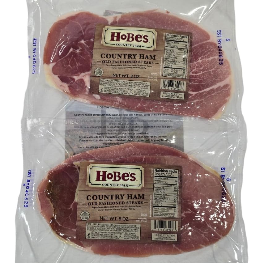 Hobe's Country Ham 2/8 Oz. Old Fashioned Steaks