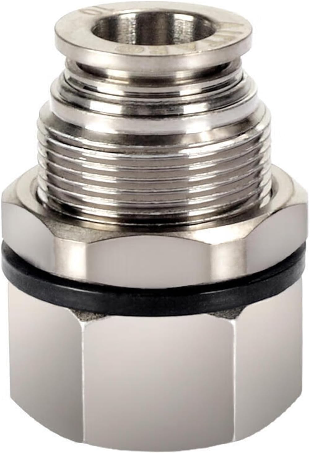 Pipe fitting, all-metal female thread plate straight; BPMF1002