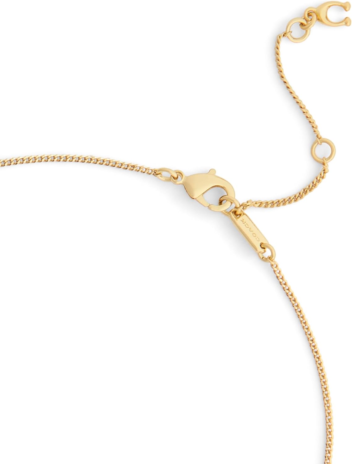 COACH Jewelry Women's Charming Charms Signature Heart Pendant Necklace - Image 4