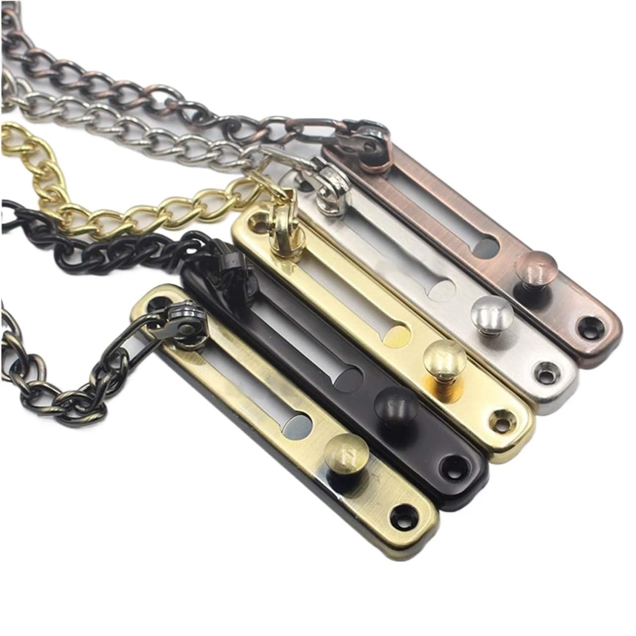 LKLNKVL door chain, Door Chain Lock Anti-Theft Home Latch Security Anti-Lock Pin