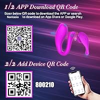 Vista 6 de Bragas vibratorias con aplicación y control remoto, vibrador portátil, Healexcer Smartphones Dual Motors Juguetes sexuales para adultos