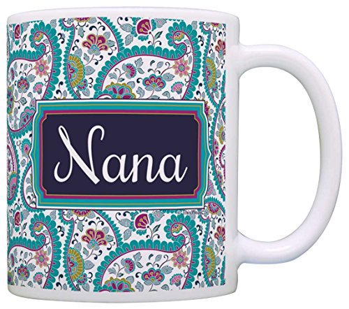 Mother's Day Gift For Nana Birthday Gift Gift Coffee Mug Tea Cup Paisley #TOP18