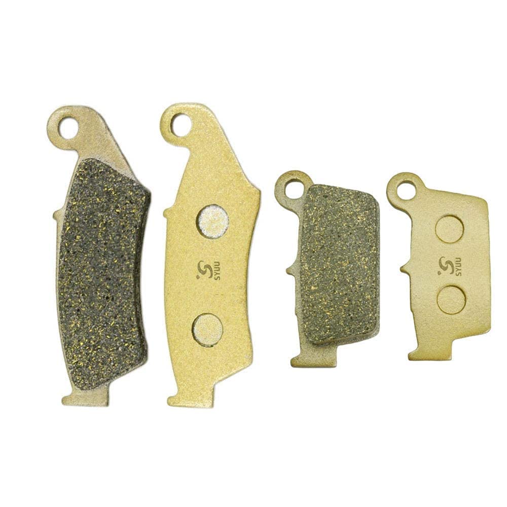 S SYUU High-Performance Reliable Motorcycle Front Rear Brake Pads Compatible with Suzuki RMZ 250 RM-Z 250 K4 K5 K6 K7 K8 K9 L0 L1 L2 L3 2004 2005 2006 2007 2008 2009 2010 2011 2012 2013 FA185F FA367R