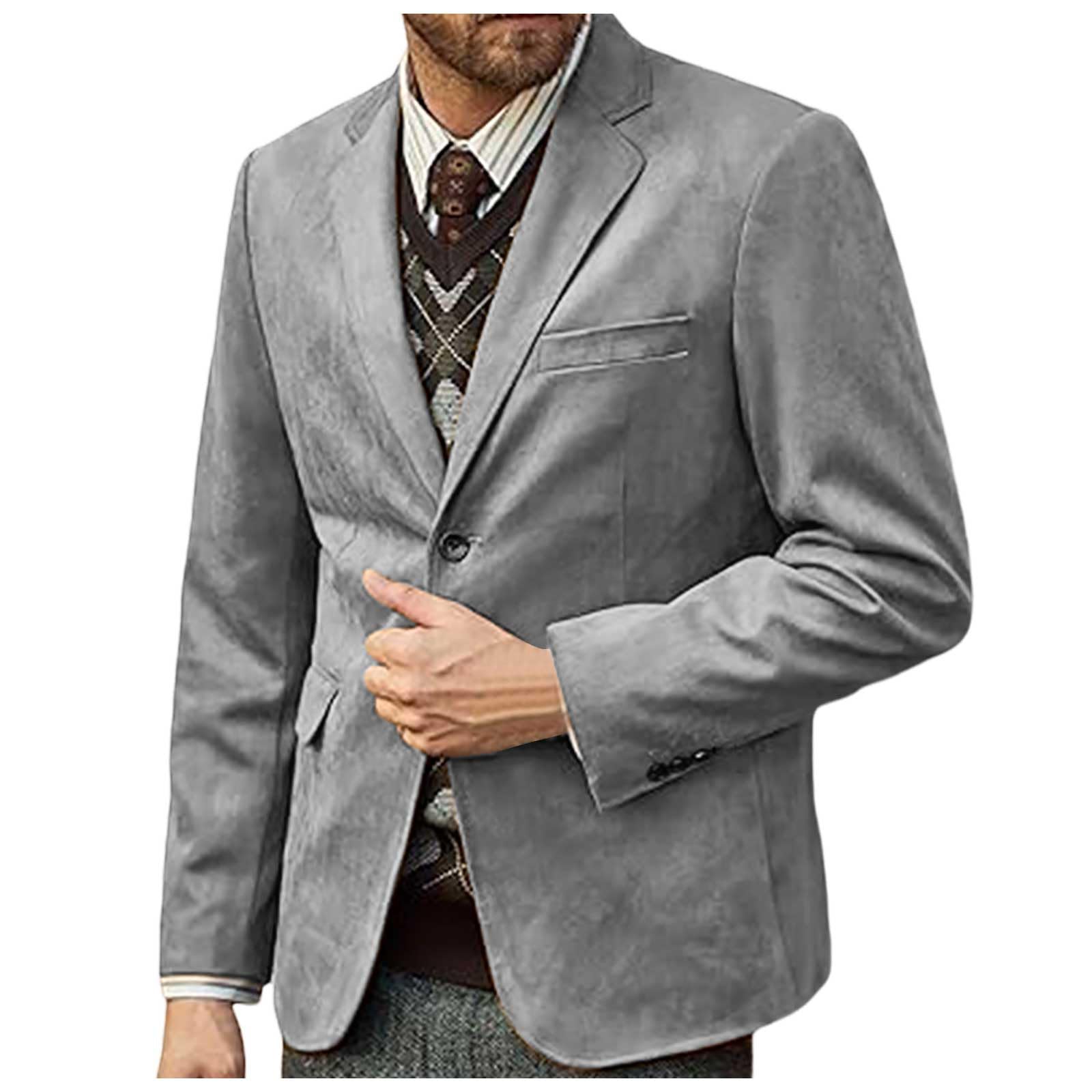 SRZYMJ Herren Freizeit Sakko Sportlich Regular Fit Blazer Business Anzugjacke EIN Knopf Roter Anzug Herren Sakko Herren Slim Fit Anzugweste Für Herren Jogging Jacke Herren Hemd