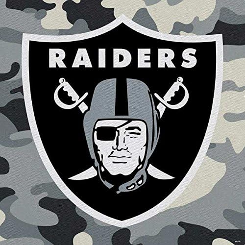 Skinit Decal Gaming Skin Compatible with PS4 Slim Bundle - Officially Licensed NFL Las Vegas Raiders Camo Design