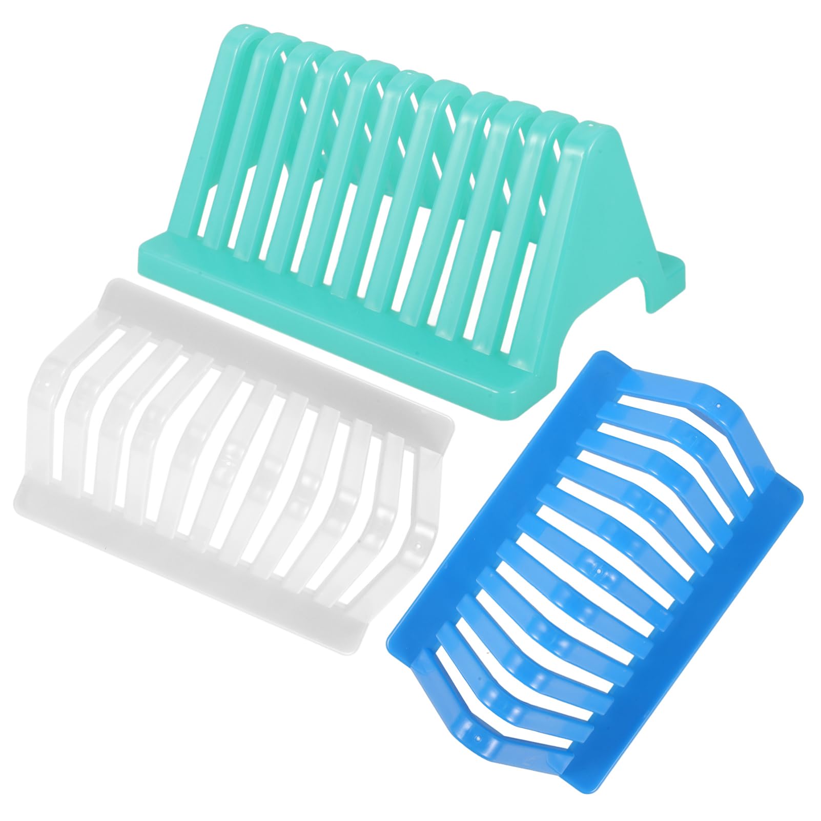 5 Series Escurridor Triangular Para Soporte De Laboratorio Soporte De Secado De De Soporte De Plástico 3 piezas x 5