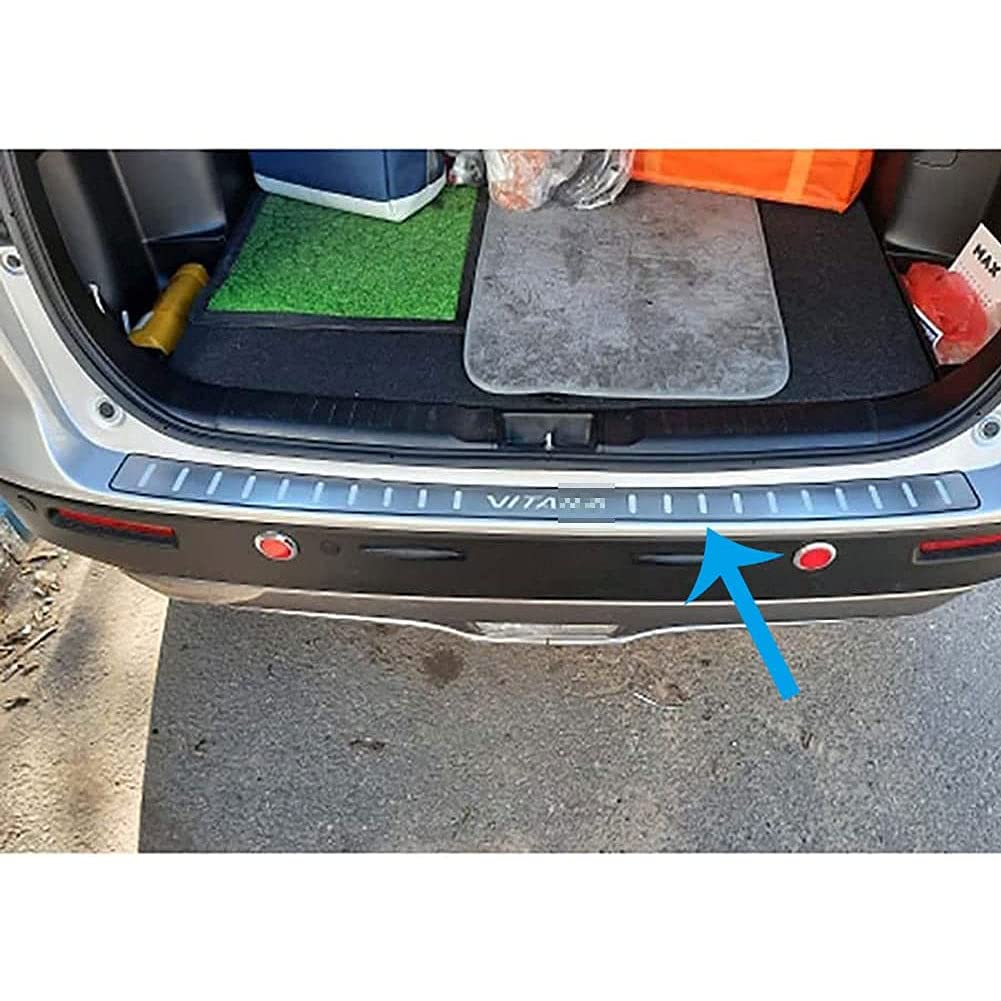 For Suzuki Vitara (2015+): Rear Bumper Protector Scratch Guard Brushed For Suzuki Vitara (2015+): Rear Bumper Protector Scratch Guard Brushed