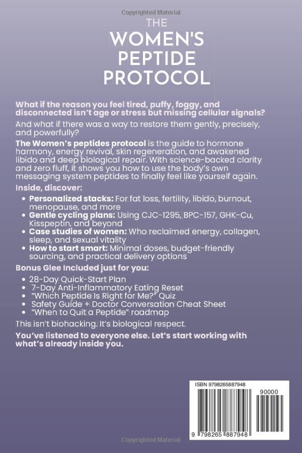 The Women’s Peptide Protocol: Science-Backed Strategies to Rejuvenate Skin, Balance Hormones, Support Fertility, Ease Menopause, and Awaken Libido ... Cycling Plans (The Vital Woman Protocols) - Image 2