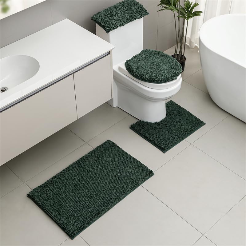 Tapis de bain chenille absorbant pour une salle de bain moderne