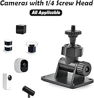 Vista 11 de Soporte de montaje en pared 1/4 tornillo mini para HTC Vive/Valve Index/Vive PRO Base Station, soporte de montaje en pared de metal universal