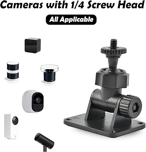 Miniatura 5 de Soporte de montaje en pared 14 tornillo mini para HTC ViveValve IndexVive PRO Base Station, soporte de montaje en pared de metal universal para