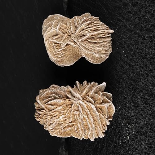 1 pietra naturale del deserto rosa pietra grezza gemma minerale esemplare decorazione minerale processo raccolta decorazione casa, cachi scuro, 5 pezzi