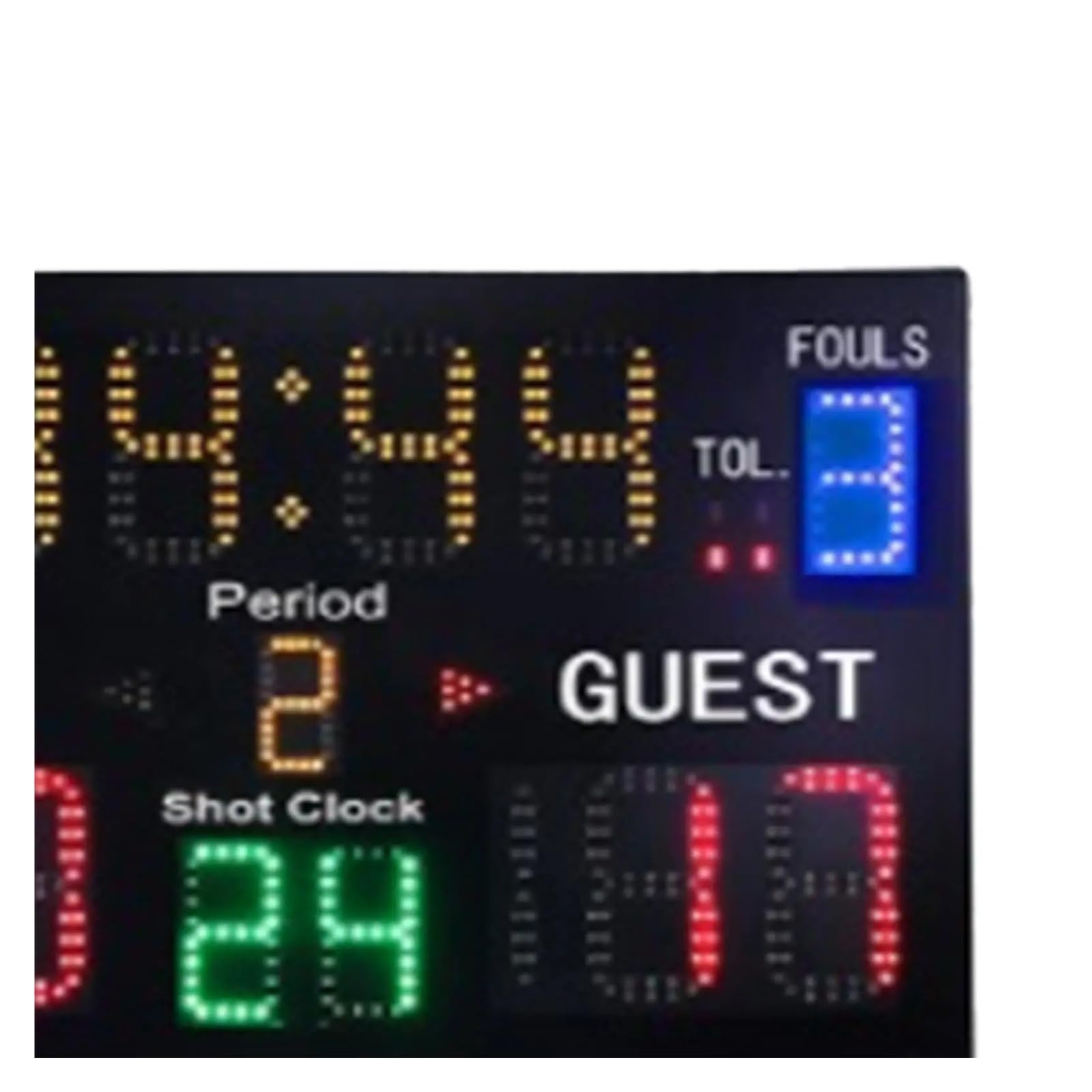 Indoor Basketball Scoreboard Timer Counter ścienny licznik czasu elektronicznej cyfrowej tablicy wyników zegar do boksu judo,