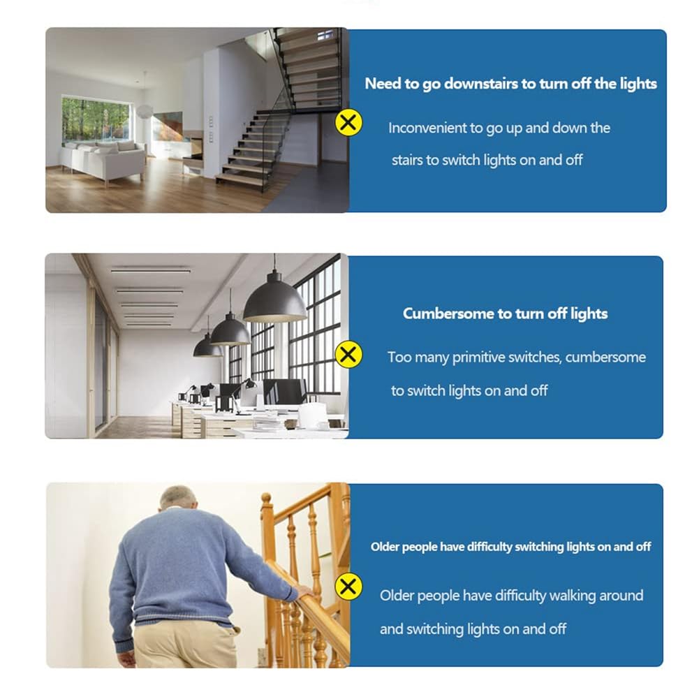 Portalampada per E27 Adattatore per Portalampada ZigBee Smart Light Holder In Metallo