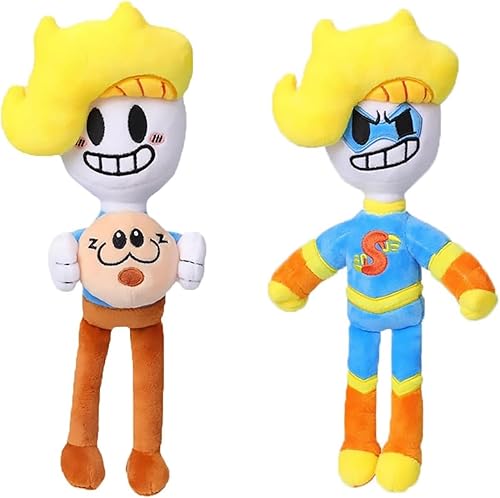 Bryson and Ham - Juguetes de peluche de 13.7 pulgadas, lindo muñeco de peluche de Haminations Bryson y Jamón, almohada de peluche suave de Bryson y