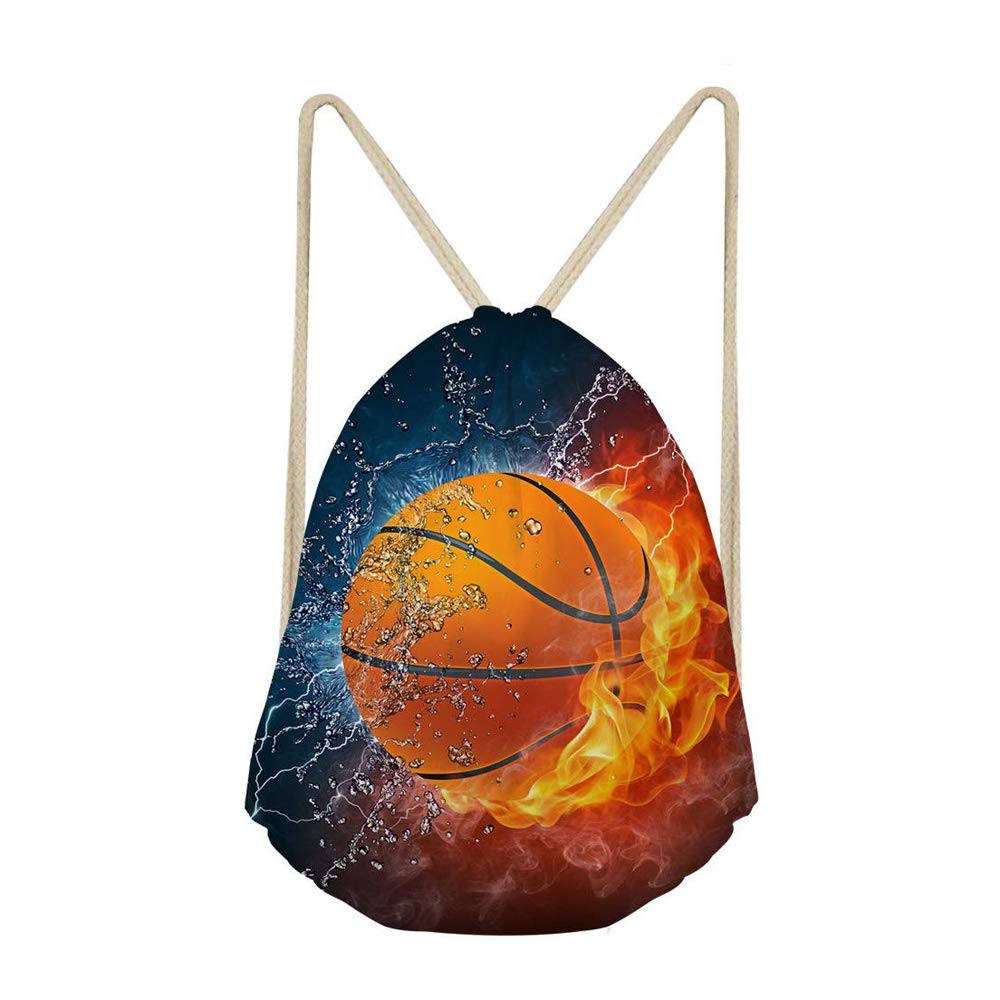 Buybai Drawstring Backpack Gym Sack Bag Teens Cool Animal 3D Print Trip Sport