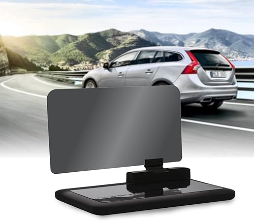 Miniatura 3 de SYH&AQYE H6 HUD - Soporte para pantalla de cabeza hacia arriba, soporte para teléfono inteligente con almohadilla, soporte de ángulo ajustable para