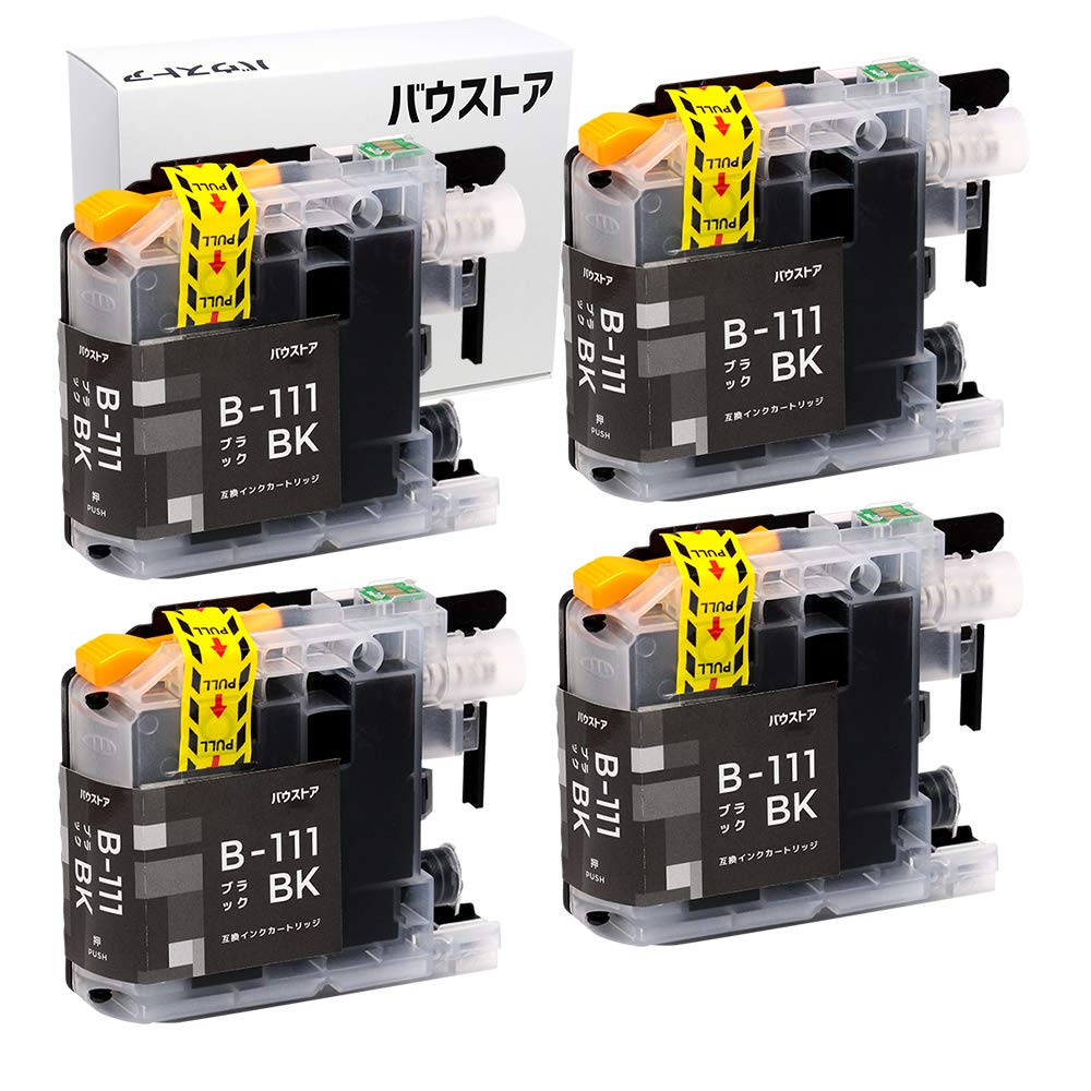brother LC111-BK 黒4個セット 互換インク ブラザー 驚愕爆安 Amazon.co.jp: ブラザー brother LC111 ブラック 4個セット 互換インク