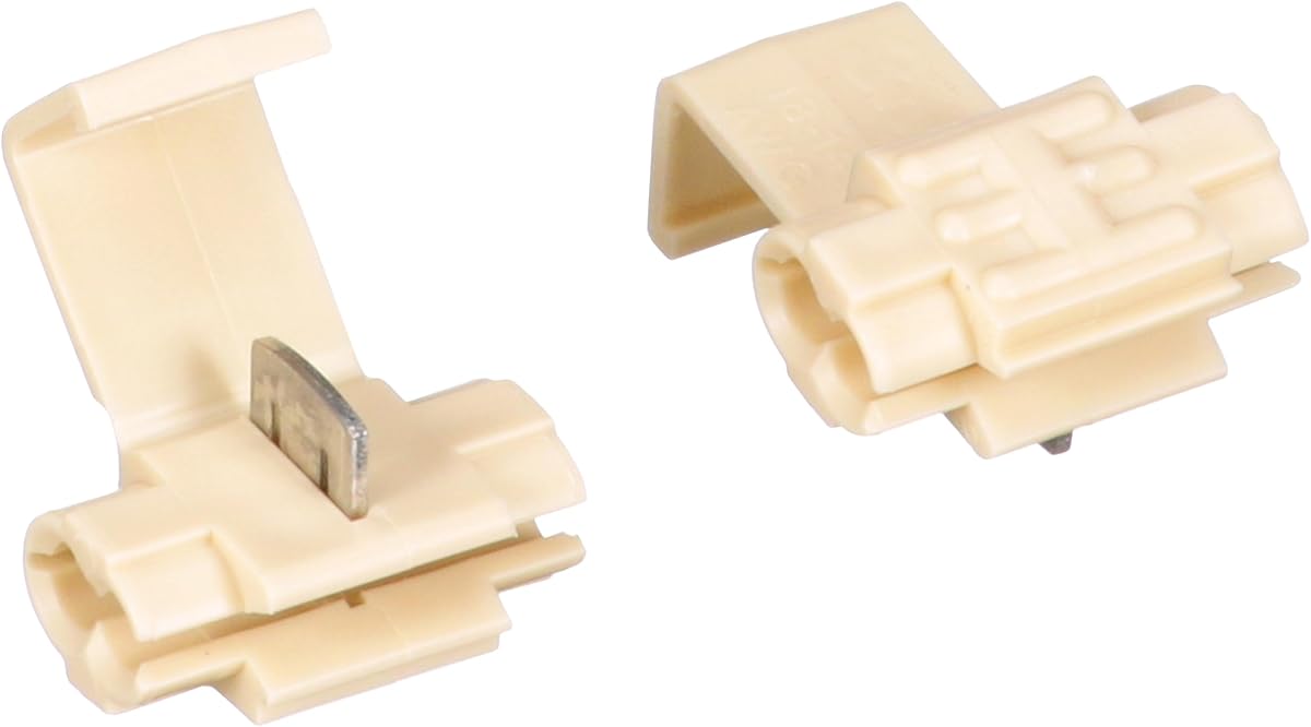 Scotchlok Electrical Tap IDC 564-BULK, 18-14 AWG, White, Pack of 500 | Moisture-Resistant Self-Stripping, Double Run
