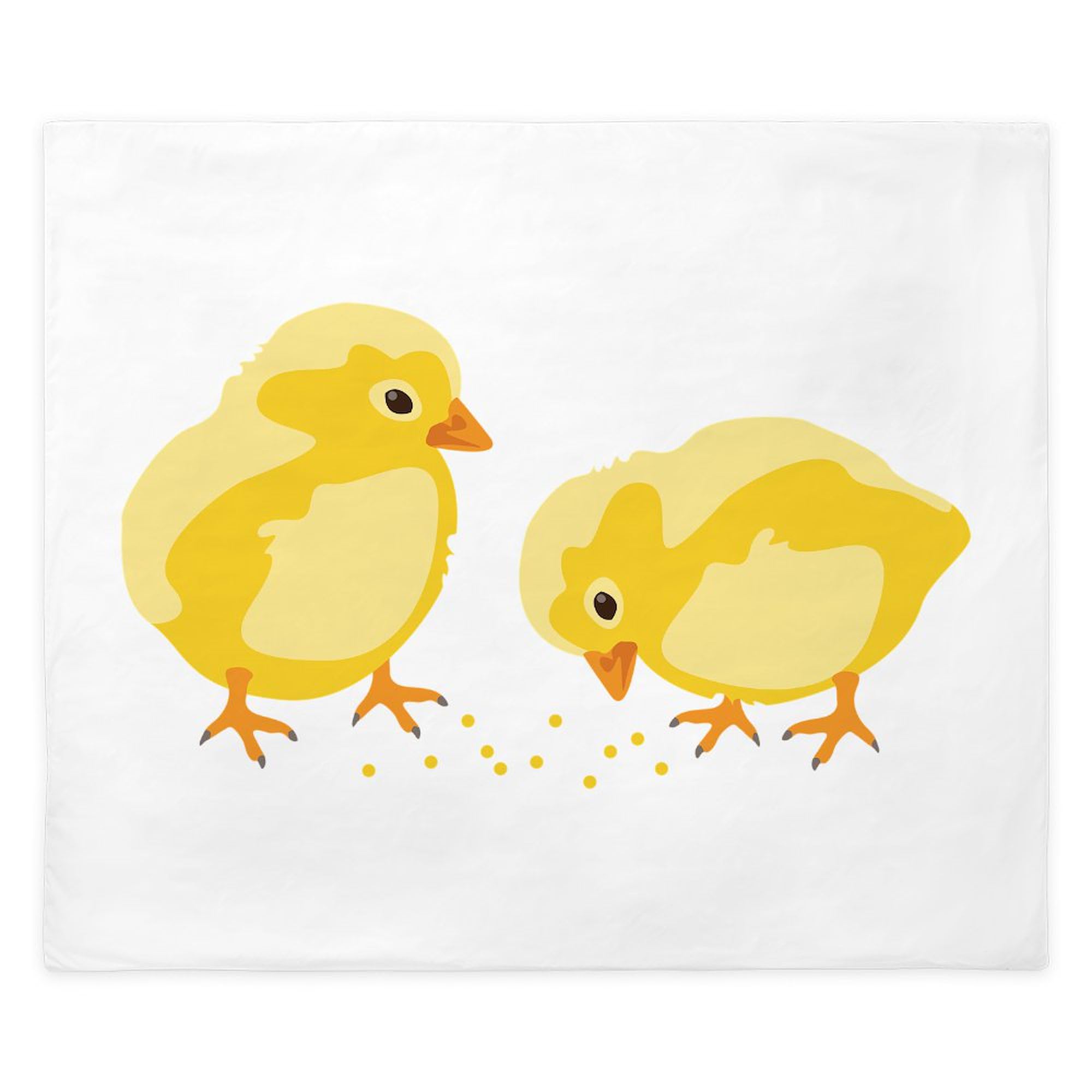 CafePress Baby Chicks King Duvet Cover, Printed Comforter Cover, Unique Bedding