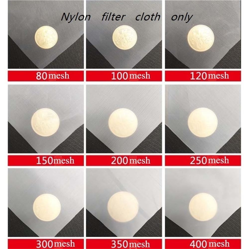 Pantalla de gasa fina Malla de nailon, malla resistente a altas temperaturas, filtro 20-500 for leche soja y vino, 1 unidad(5M*500MESH)