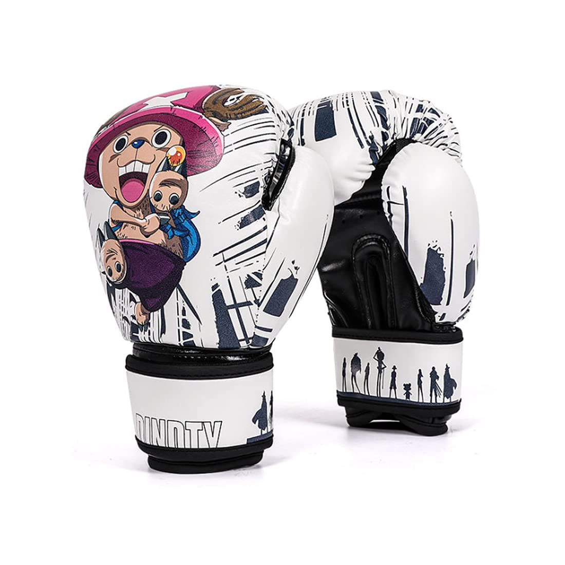 Gants De Boxe XJST Pour Jeunes – 8oz, Cuir PU, Rembourrage Mousse, Fermeture Velcro, Noir