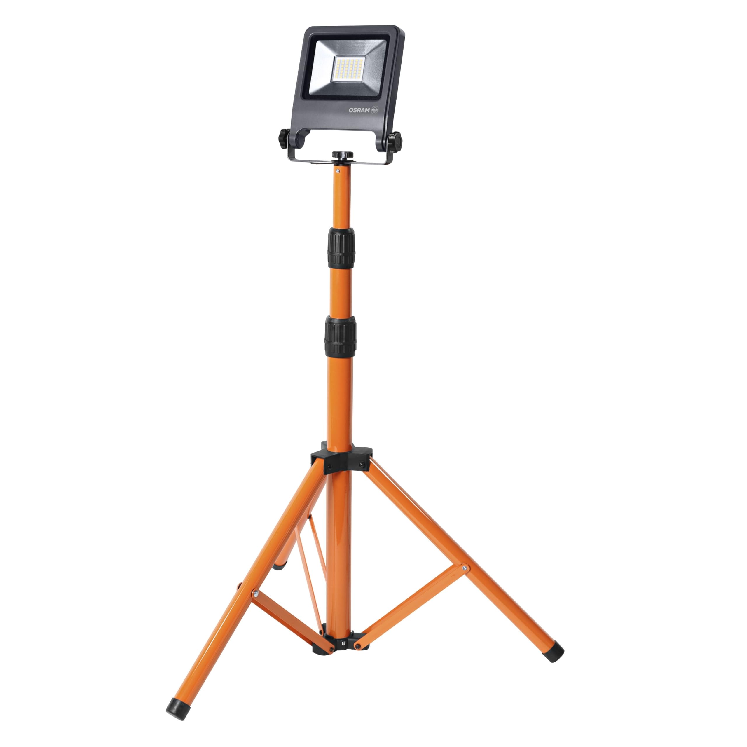 Osram LED Arbeitsleuchte Tripod 1x30W 840, 4000K kaltweiß, 2700 lm, IP65, höhenverstellbar 1,8m, 360°