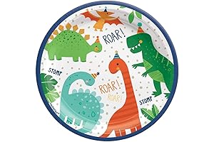 Kid-Friendly Dino-Mite Plates for Delightful Dinosaur-Themed Celebrations