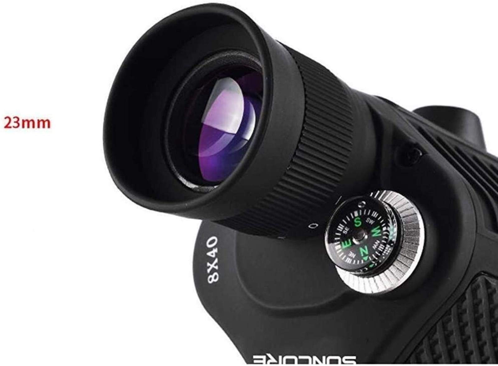 Binoculares portátiles Alta Potencia, 8X21, Alta definición, visión Baja luminosidad, telescopio Mano para Uso Exteriores. Telescopio para Exteriores, monocular.