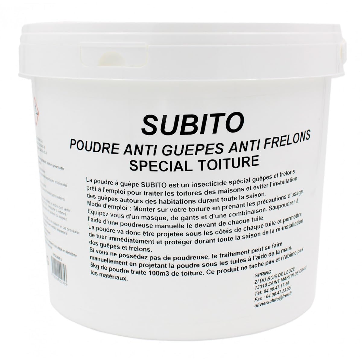 Poudre Anti Guêpes/​frelons Special Toiture 5 Kg - SPGUEPE5