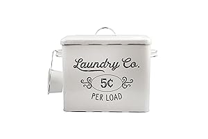 Farmhouse Chic Laundry Tin Container