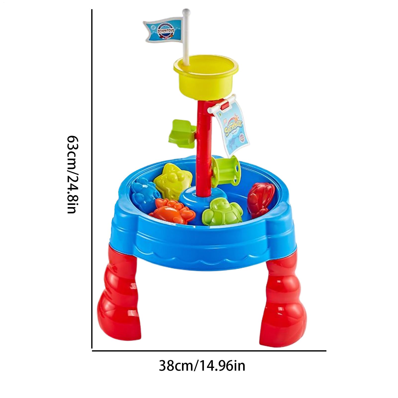 Generico Tavolo Sabbia Esterno Tavolo attività Sensoriale | Centro Attività Giocattolo Esterno per Bambini Giardino Cortile Area Giochi
