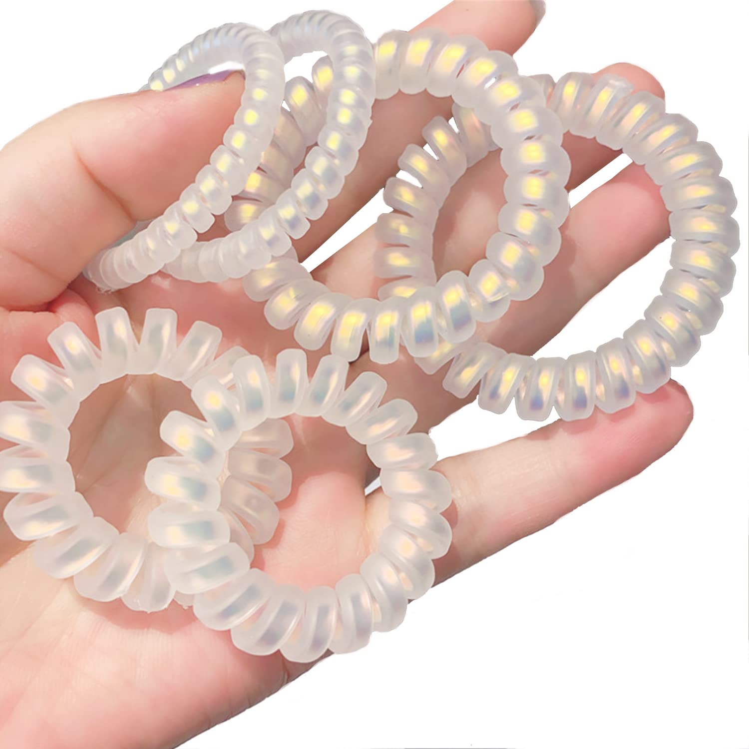 Amazon | Aollaa【オシャレ6本】ヘアゴムスプリング スパイラル
