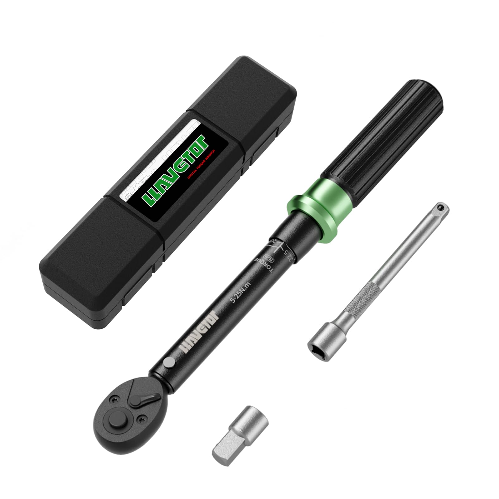 LLAVETOR 3pc Dinamometrica Bicicleta, 5-25 NM Llave Dinamométrica 1/4'', Chave Dinamométrica