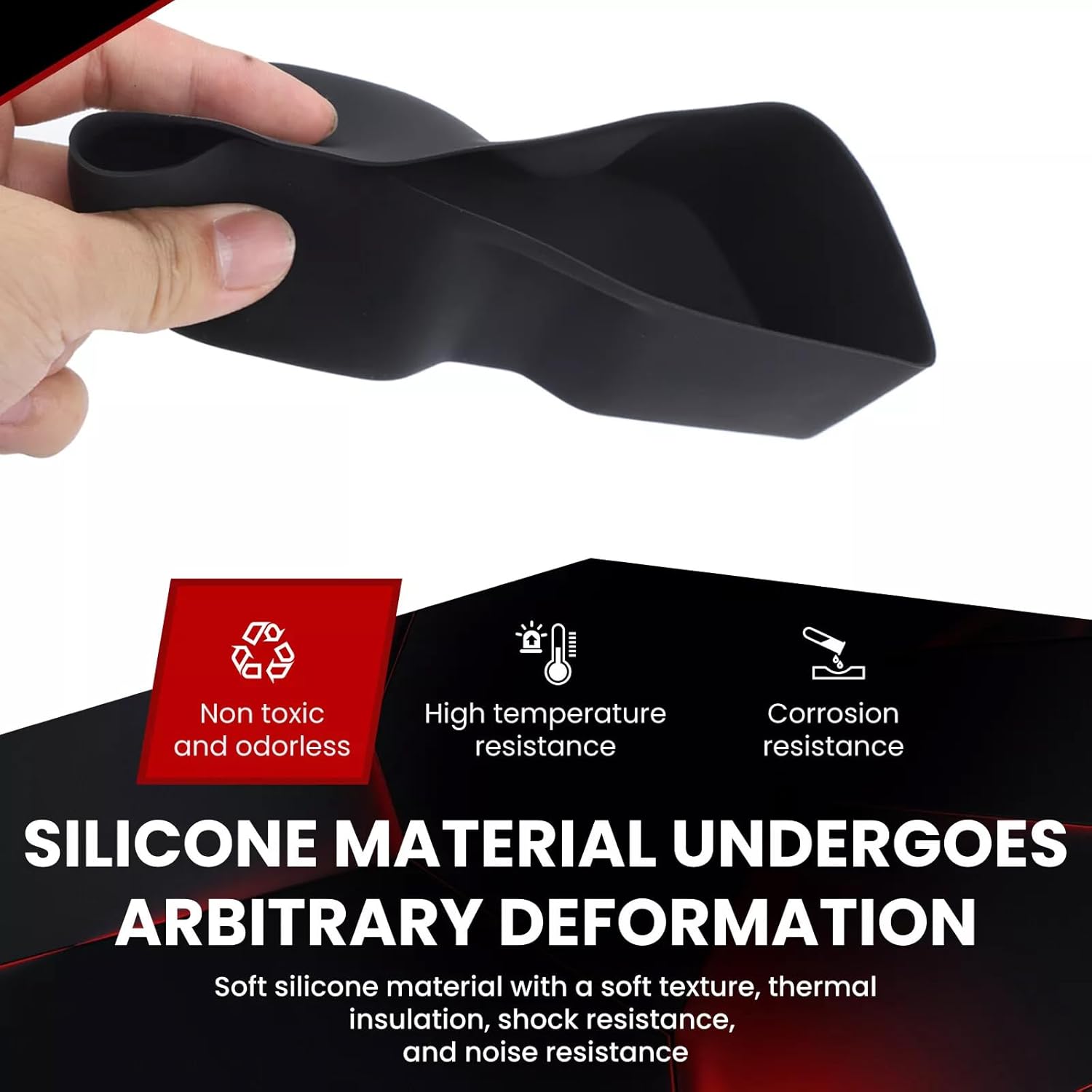 4PCS for 2024 2025 Toyot-a Grand Highlander Rear Car Door Container Silica Gel Pad and Center Console Front&Small Cup Holder Inserts Handle Storage Slot Pad Internal Modification Accessories