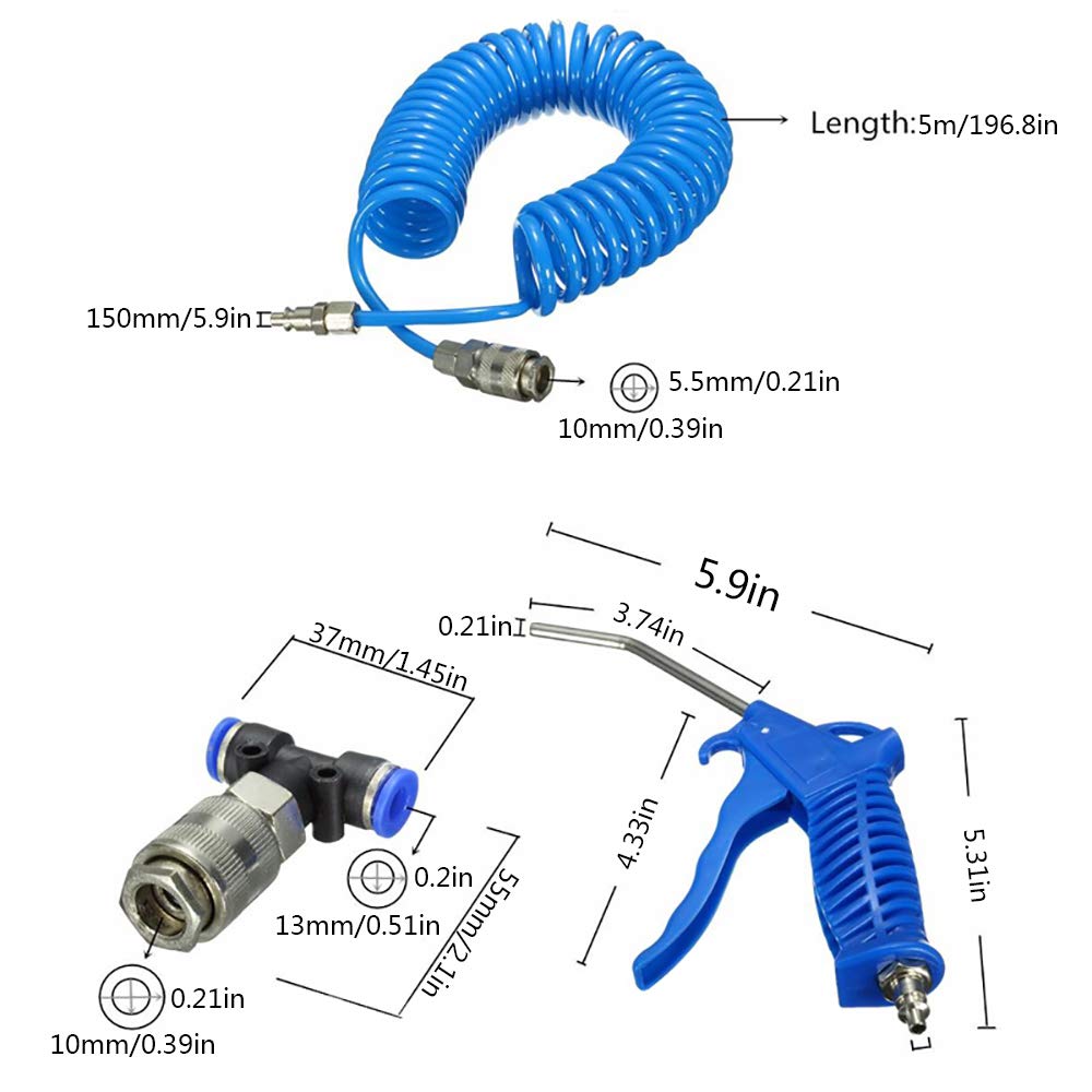 Buy Air Duster Blow Gun Heavy Duty Air Duster Truck Lorry Van Dust 5